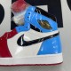 Close look AJ1 High OG Fearless UNC Chicago Size 36 to 48 Authentic Grade