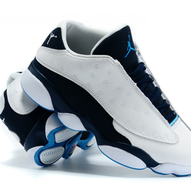 AJ13 Retro Squadron Blue Men's Shoes-Sizes 8-13 in Squadron Blue Retro Fashion Air Jordan, Sneakers, Air Jordan 13 image