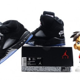 Air  Jordan 5 OG Black Metallic A Men's Sneakers Jordan 5 Retro Kicks Cheap
