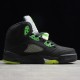 GZ AIR JORDAN 5 RETRO OG QUAI 54 BLACK FLUORESCENT GREEN 255054-511 Air Jordan, Sneakers, Air Jordan 5 image