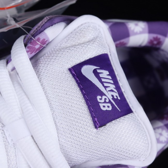 Close look OG Version Concepts x Dunk Low Pro Nike SB Purple Lobster Full Layer Purple Lobster Nike SB Low Top Sports Casual Cleat BV1310-555