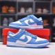 Shoe logo can identify Dunk Low University Blue White Blue North Carolina White Blue Dunk Series Low Top Casual Sports Skateboarding Shoe DD1391-102 on the official website YS T1 Sneakers, Nike, Nike SB Dunk Low image