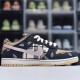 Authentic Travis Scott for YS × Nike SB Dunk Co branded Cricket Shoes Cashew Flower CT5053-001 Sizes for Women and Men.5
