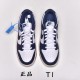 YS T1 Edition Nike SB Dunk Low Navy Blue Navy Blue Color Nike SB Buckle Broken Backboard Fashion Casual Cricket Shoes DD1503-115