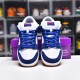 Top grade YS version shoe logo can be scanned Nike SB Dunk Low White Blue Los Angeles Dodge Nike SB Buckle Rebound Fashion Casual Board Shoes DO9395-400