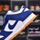 Top grade YS version shoe logo can be scanned Nike SB Dunk Low White Blue Los Angeles Dodge Nike SB Buckle Rebound Fashion Casual Board Shoes DO9395-400