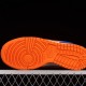 AAA ZG Version Dunk Scrap Blue White Orange Knicks Splice Stitch Low Top Skateboarding Shoe DM0128-100