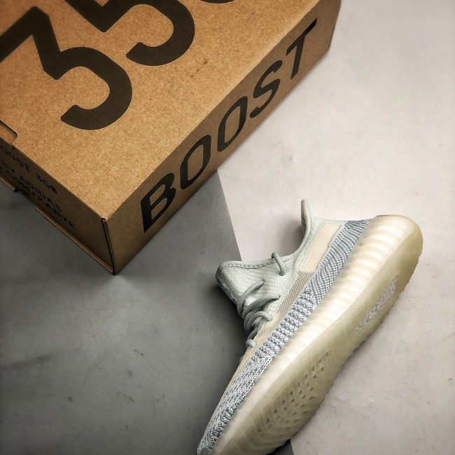 Close look [FW3043]-[YEEZY BOOST 350 V2 NON-REFLECTIVE CLOUD WHITE CLOUD WHITE]-[UNISEX36-46]